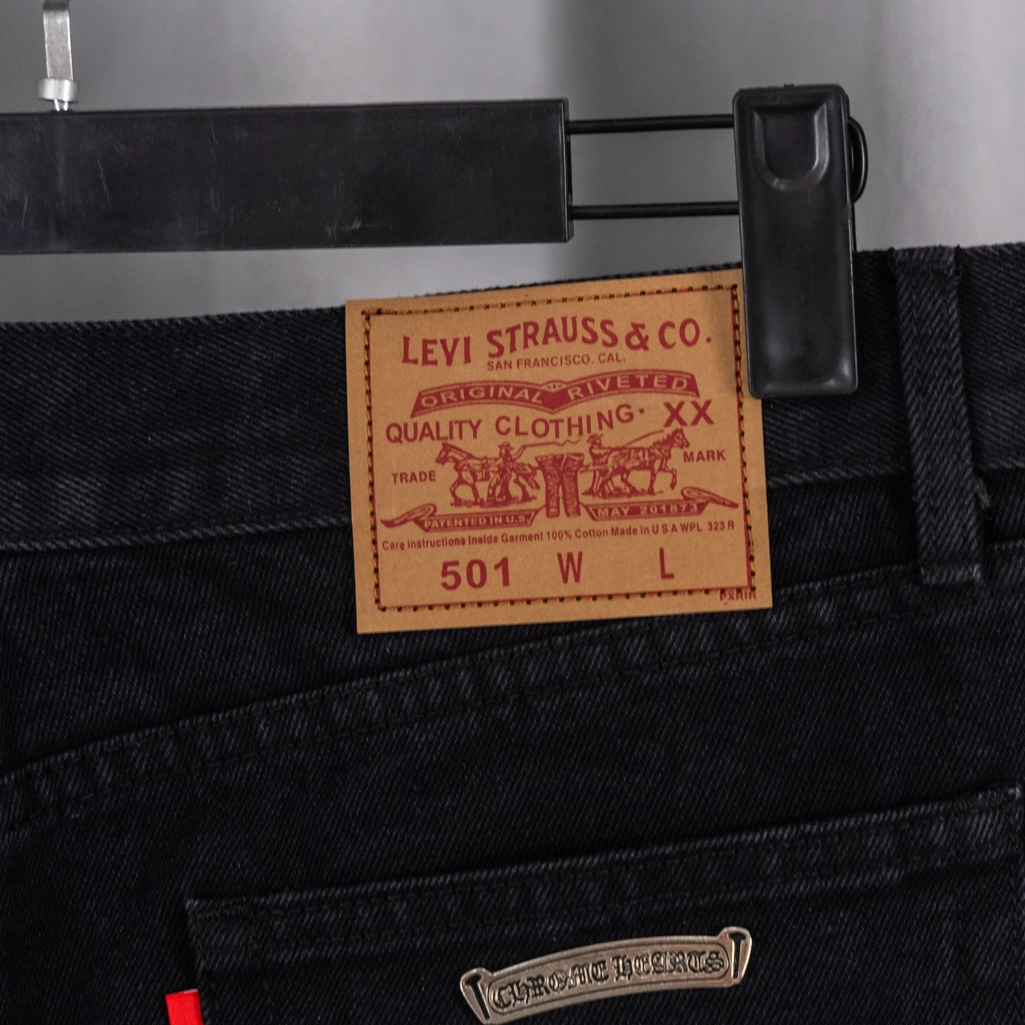（ ） 155 vintage levis remake remake remake remake #CHROME HEARTS Same Style